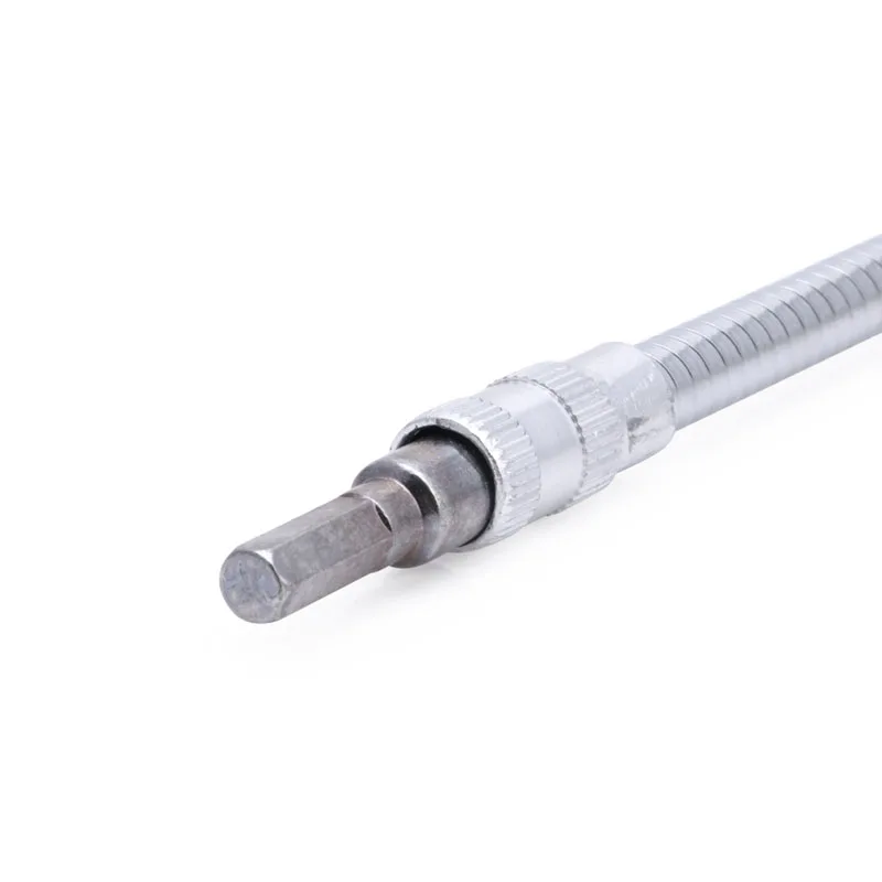 

20cm 1/4" Hex Flex Flexible Hose Screwdriver Extension Bit Holder Adapter H02