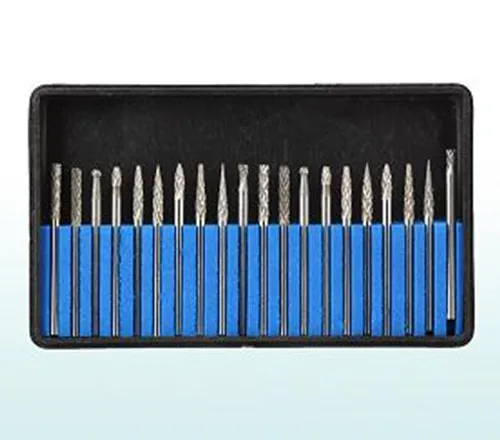 20pcs Dental Lab Beauty Tungsten steel Carbide Burs rotary file Drill Polisher mill accessories 2.35/3mm | Красота и здоровье