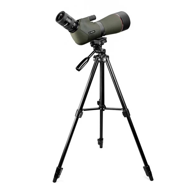 SVBONY 20-60x80 Zoom Зрительная труба с азотным наполнением, водостойкий телескоп, двойной механизм фокусировки, металлический корпус с 5" алюминиевым штативом