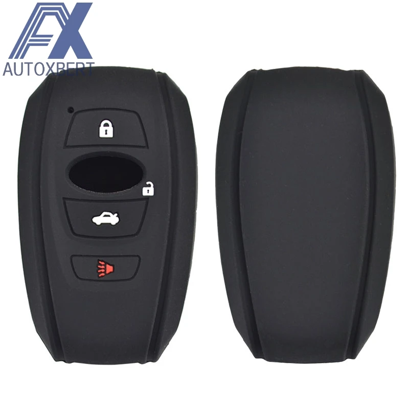 AX 4 Button For Subaru BRZ Forester Impreza STi WRX XV Crosstrek Legacy Outback 2015 2018 Silicone Remote Key Case Shell Cover|Футляр для