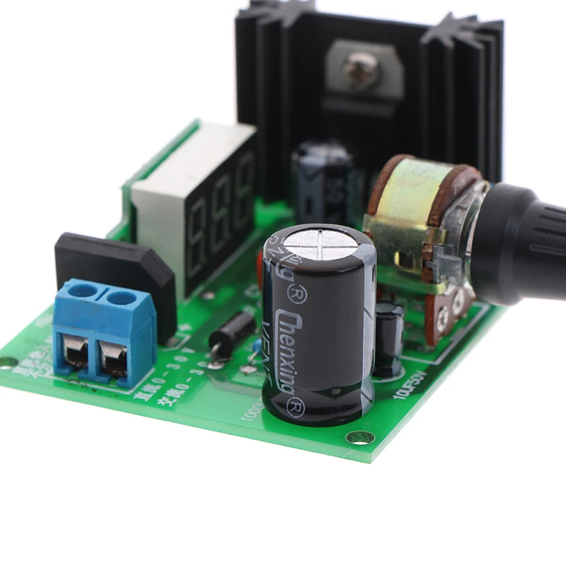 Светодиодный дисплей LM317 Регулируемый понижающий модуль регулятора напряжения