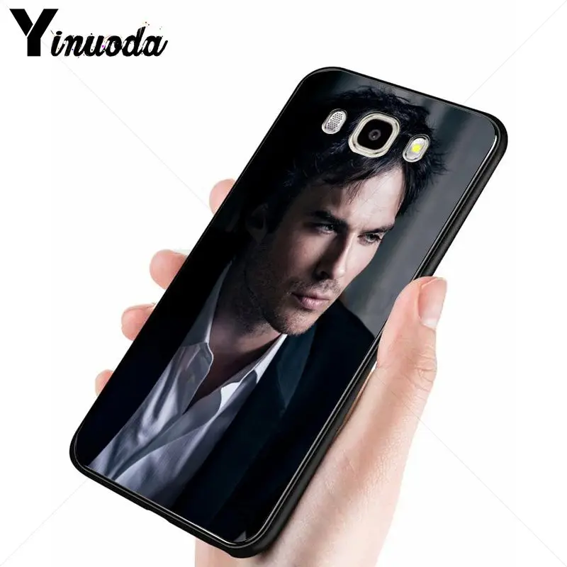 Yinuoda Дневники вампира мягкий силиконовый черный чехол для телефона Samsung Galaxy j6plus j7