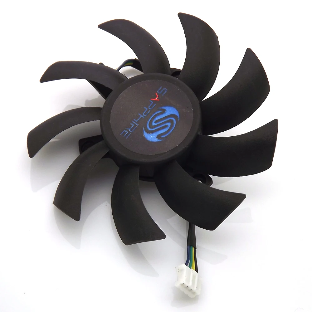Охлаждающий вентилятор для видеокарты Sapphire HD7750 HD7770 12 В FS1280-AP184C А 83 мм 40*40*40 4