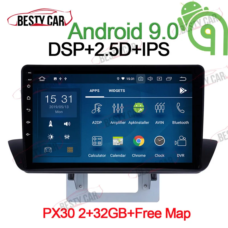 PX30-B-2G-32GB-DSP " Android 9,0 автомобильный мультимедийный плеер стерео радио для Mazda BT50 2012 13 14 15 16 17 gps навигация головное устройство DSP 2.5D+ ips - Цвет: PX30-B-2G-32GB-DSP