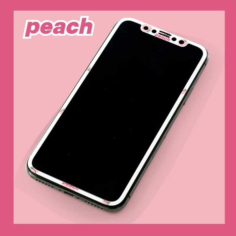Cinnamoroll Передняя пленка для iPhone 11pro max XS MAX мультяшный Мягкий край закаленное стекло