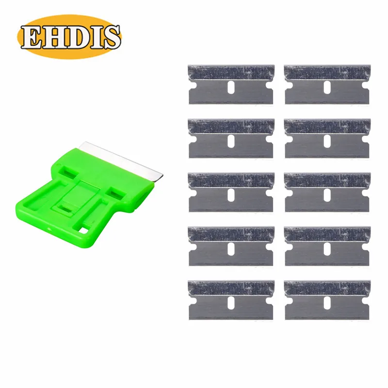 EHDIS скребок для бритвы + 10 шт. инструменты тонировки окон виниловая пленка
