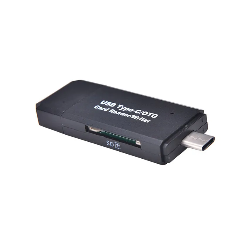 Лидер продаж 2017 адаптер 3 в 1 с Micro USB Type-C OTG на 2 0 кардридер SD/Micro SD стандартный |
