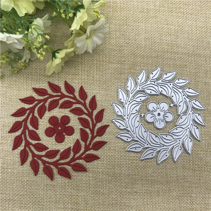 Форма цветок лист круглая рамка металлические режущие штампы фотоальбом