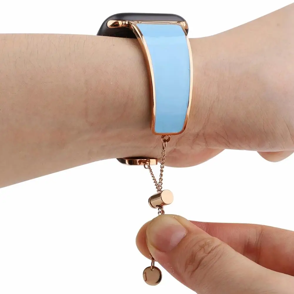 Простой ремешок для iwatch 38 мм полосы 42 44 40 браслет Apple Watch нержавеющая сталь серии 4 3