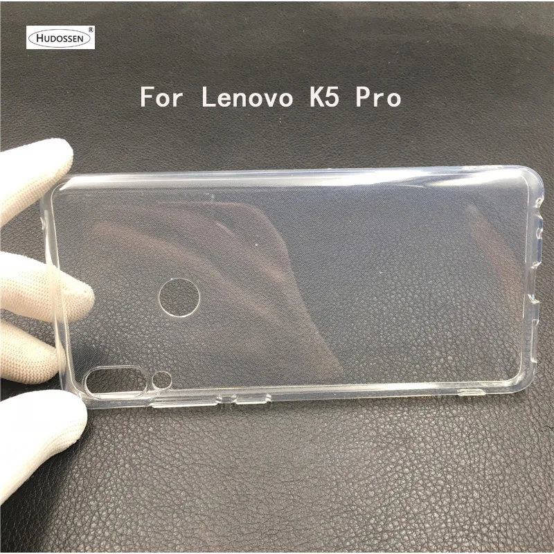 HUDOSSEN для lenovo K5 Pro Чехол Силиконовый ультра-тонкий прозрачный мягкий тонкий из ТПУ
