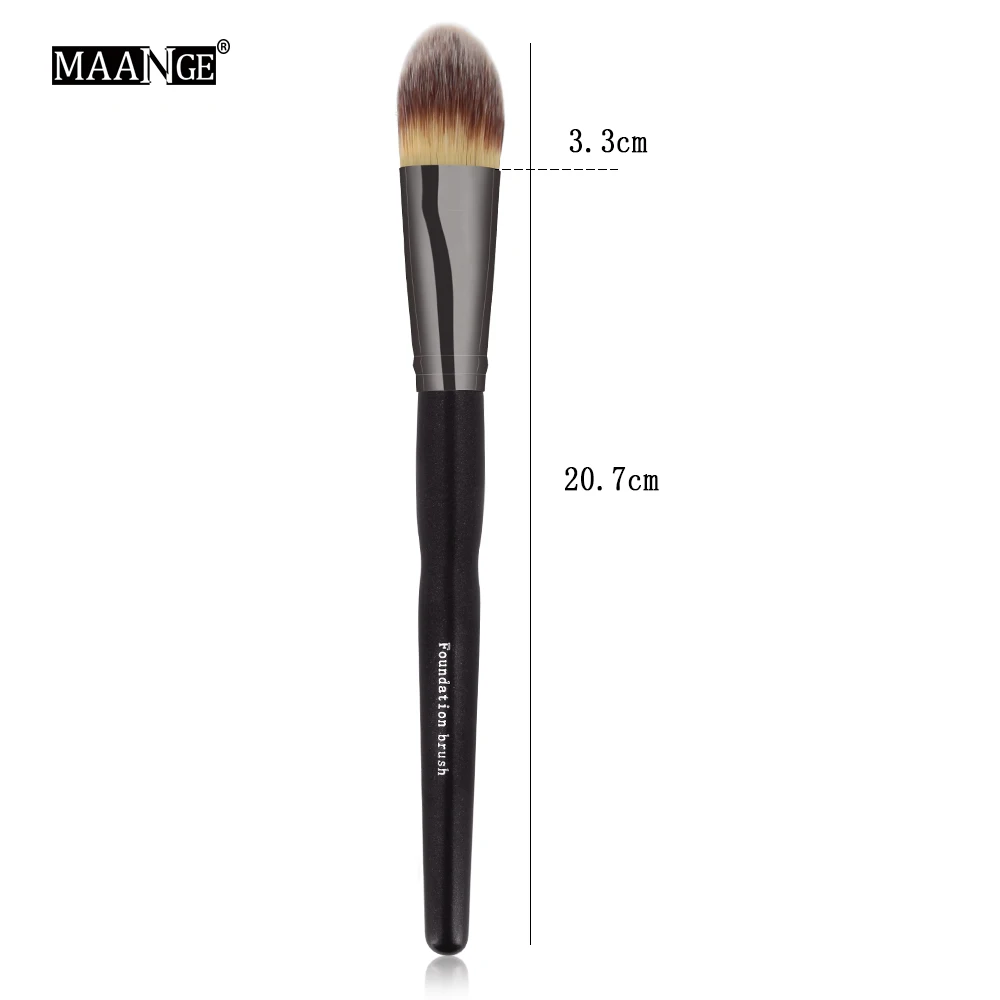 MAANGE Pro, 1 шт., кисть для основы, мягкая пудра, крем, контур, изюминка, растущий консилер, Кисть для макияжа, косметический инструмент для лица