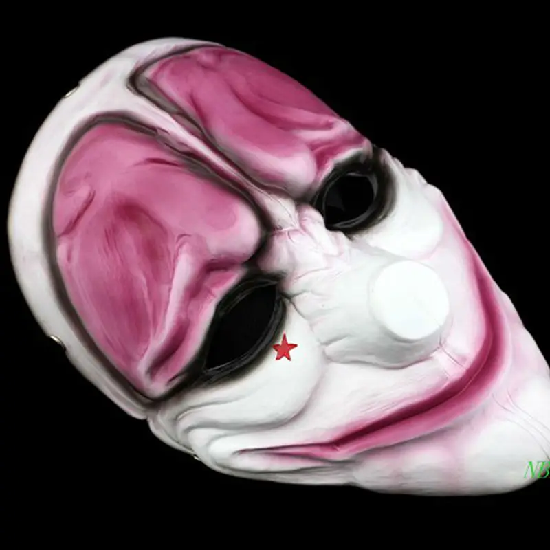 Страшная маска грабитель на все лицо из смолы для Хэллоуина Коллекционная серия