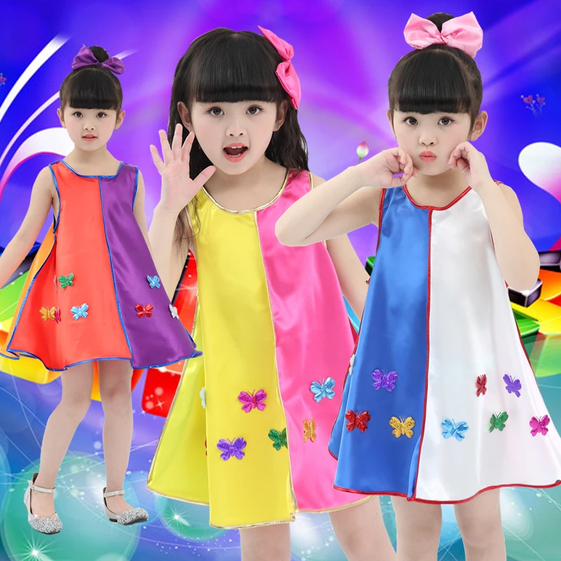 Новинка платье для джазовых танцев девочек костюмы выступлений певцов сцены