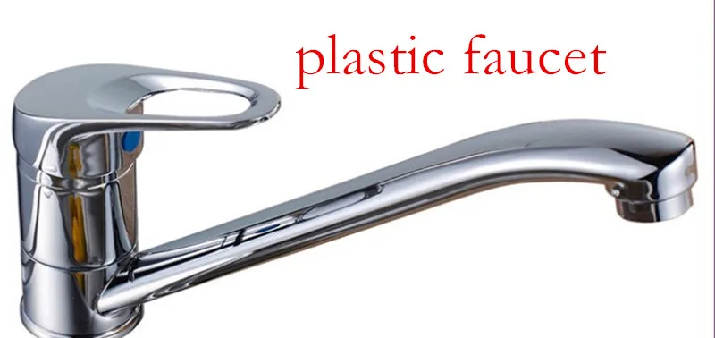 Хромированный кухонный смеситель с одним отверстием для ванной комнаты горячей