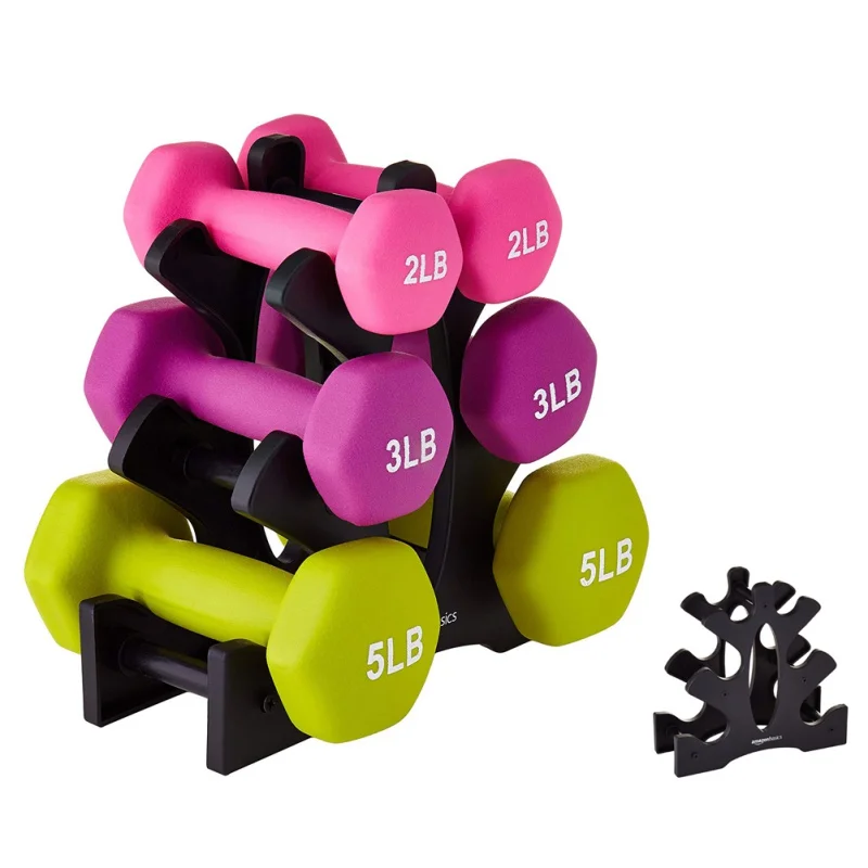 Weight Lifting Dumbbell Rack Stand Support Floor Bracket Home Exercise Equipment | Спорт и развлечения
