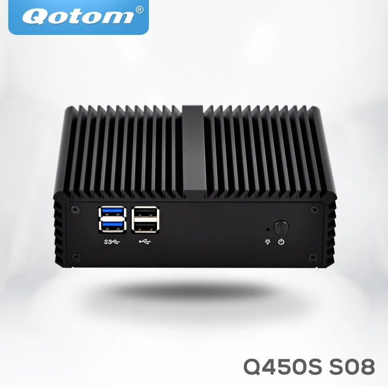Мини компьютер Qotom Tiny Q450S с ядром до 2 6 ГГц разъем для sim карты Haswell 1 3G/4G