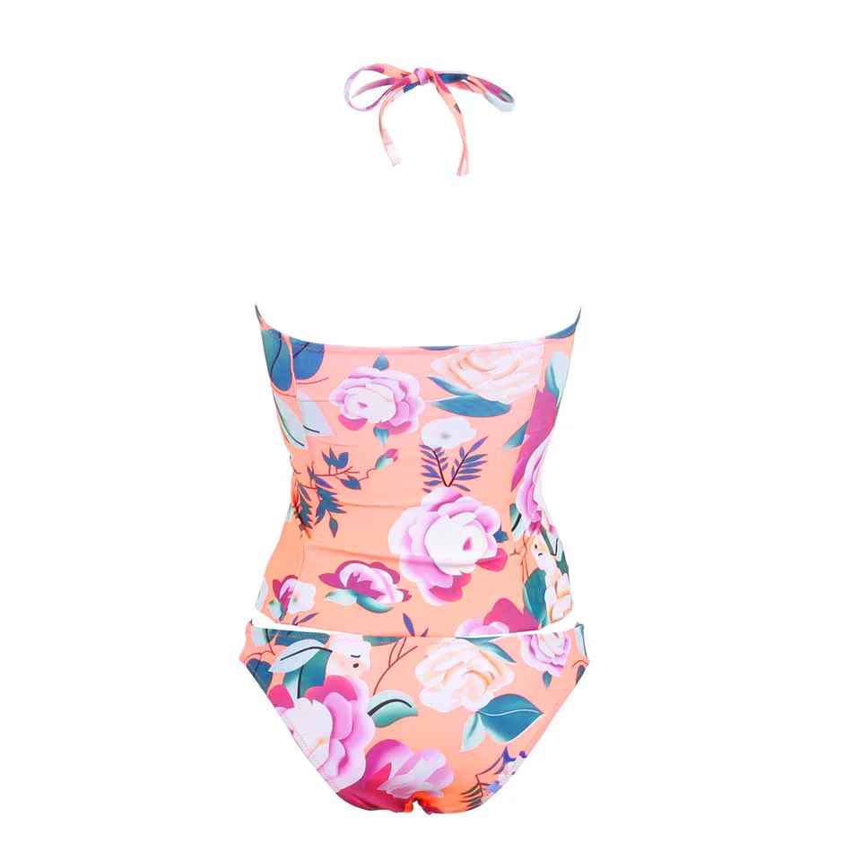 Женский купальник из двух предметов с цветочным принтом | Спорт и развлечения