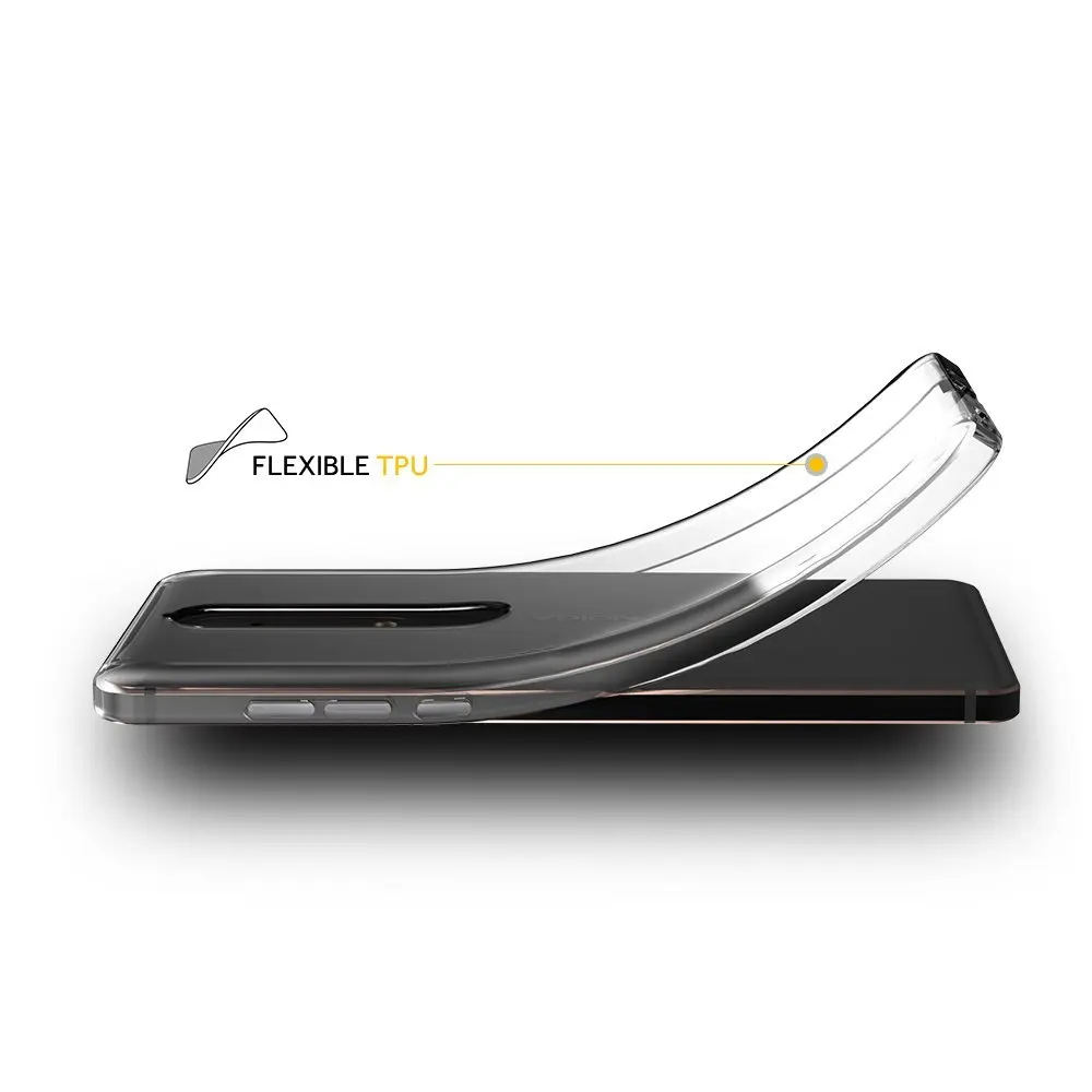 Ultra Thin Clear Transparent Soft Silicone TPU Cover Coque Cases For Nokia 1 3 5 8 6 2 7 Plus 9 X6 2.1 3.1 5.1 2018 Phone Case |