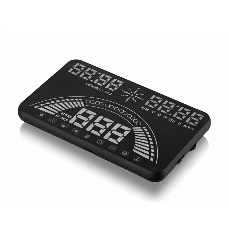 Автомобильный Hud 5 8-дюймовый дисплей S7 GPS Спидометр цифровое предупреждение о