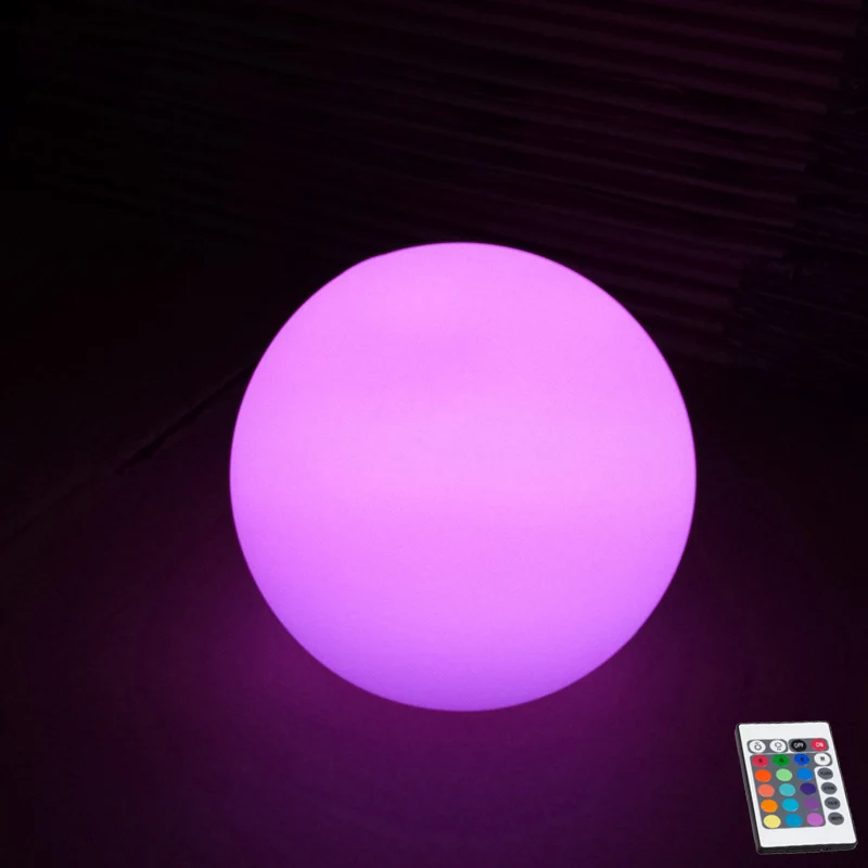 

30*30*30 см светодиоды Lumineux шар с подсветкой 16 цветов меняющий Круглый Шар Настольная лампа Бесплатная доставка 2 шт./лот