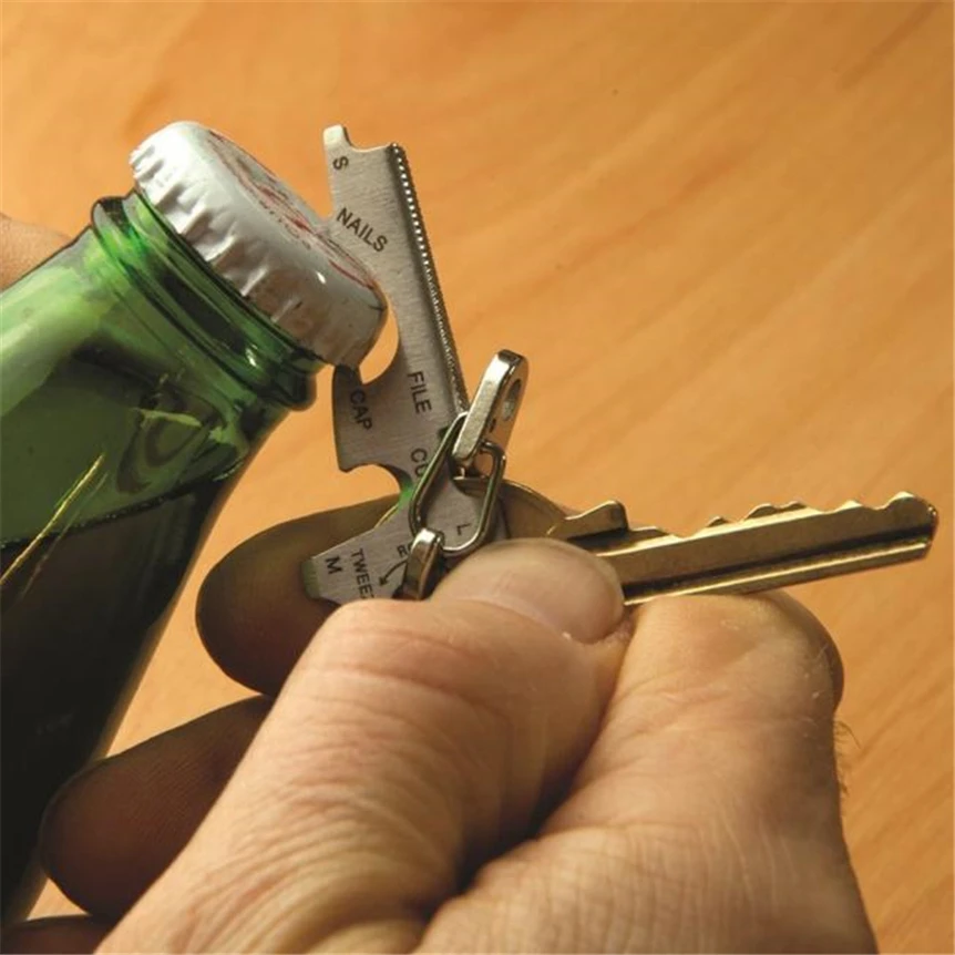 Многофункциональный 8 в 1 открывалка для бутылок из нержавеющей стали|bottle opener