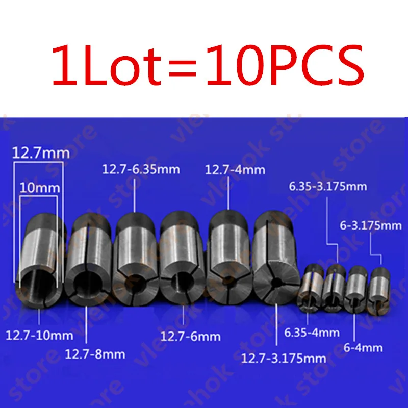 1/2 'Ƈ/4'' 1/8 'ཆ мм 8 6 4 3 роутер патрон Цанга преобразователь трансферный