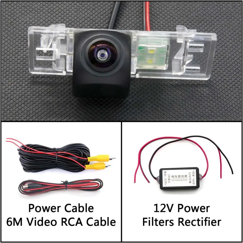 Camera With Filter 175 градусов HD резервная камера заднего вида для peugeot 407 406 coupe 106 1007 307 308 607 806 807 парковочный монитор - Название цвета: Camera With Filter