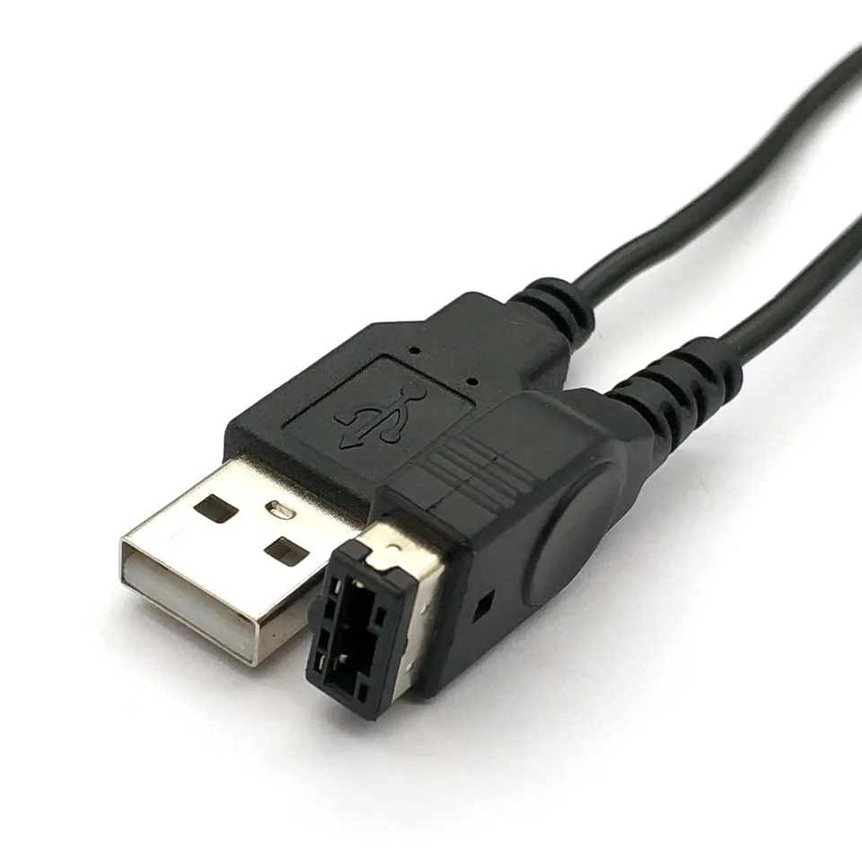 1 2 m черный USB кабель для зарядки/SP/GBA/GameBoy/Nintendo/DS/для ND S|Запасные части| |