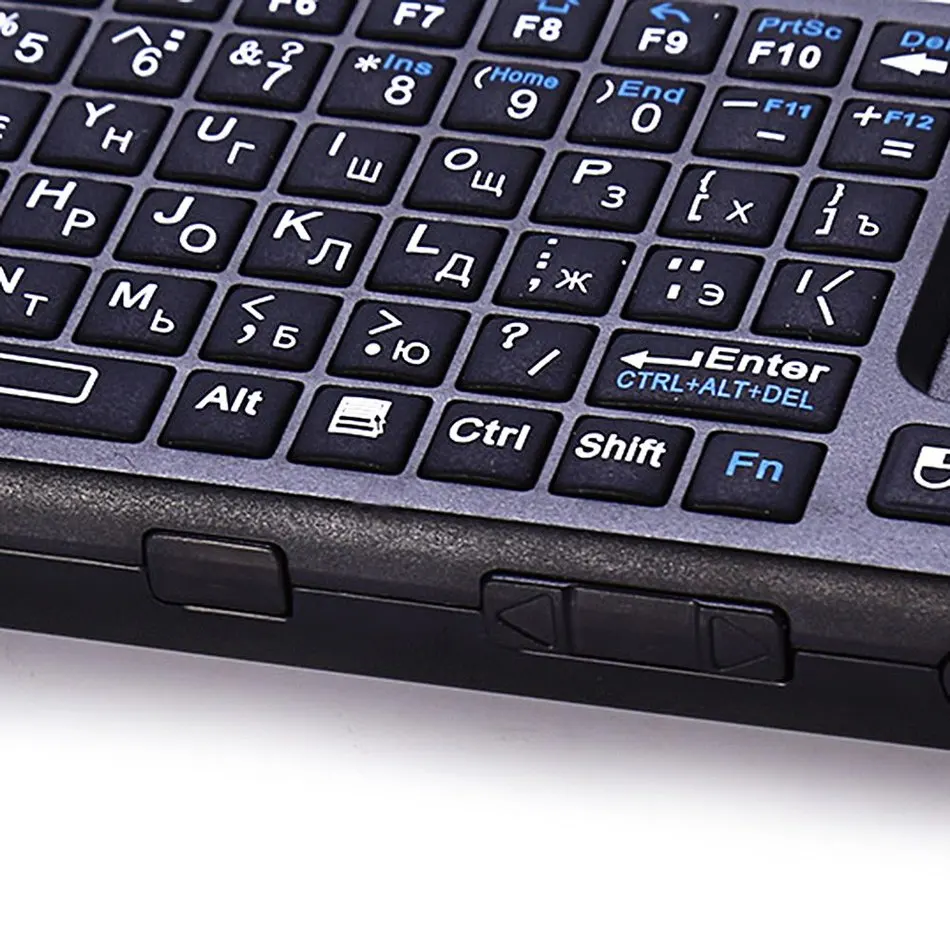 Русская/английская 2 4 ГГц мини беспроводная клавиатура iPazzPort air mouse Touchpad QWERT