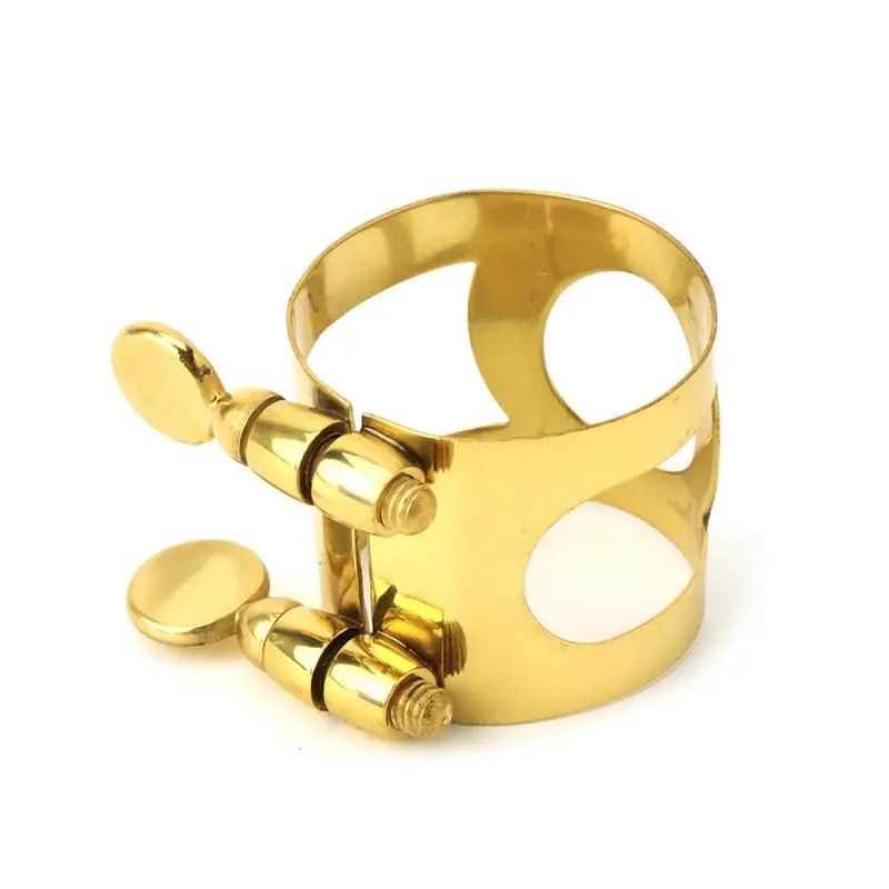 Альтовый саксофон Ми бемоль резиновые бакелит Лигатура мундштука латунь