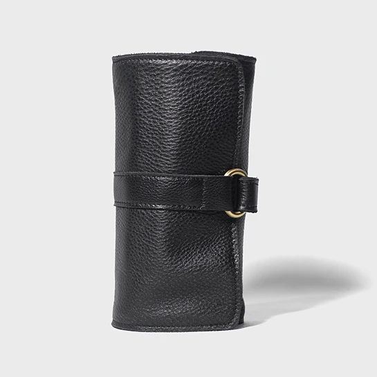 Black SIMLINE мужской кошелек из натуральной кожи, Винтажный Длинный кошелек ручной работы, многофункциональный органайзер, кошельки, клатч, сумки для хранения для мужчин - Цвет: Black
