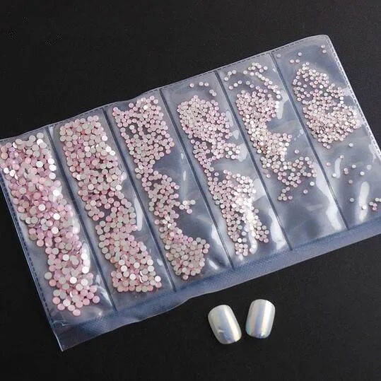 pink opal 1728 шт. прозрачный кристалл Стекло Камни SS3-SS10 multi малых размеров Дизайн ногтей плоской задней горный хрусталь для Гвозди 3D Дизайн ногтей - Цвет: pink opal