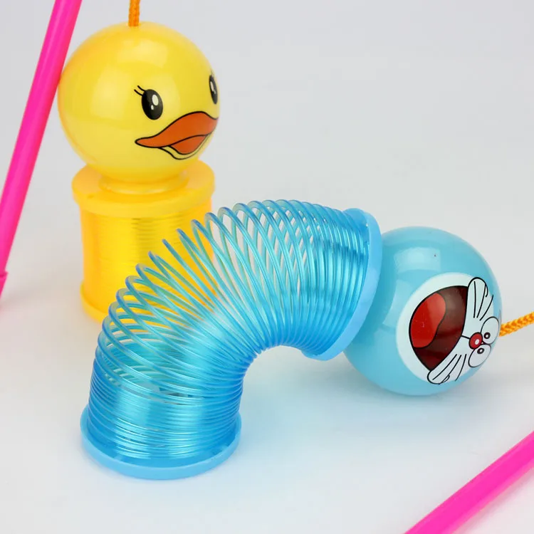 1 шт. фонарь Радуга круг мультфильм дизайн игрушки флэш пластиковые пружины с