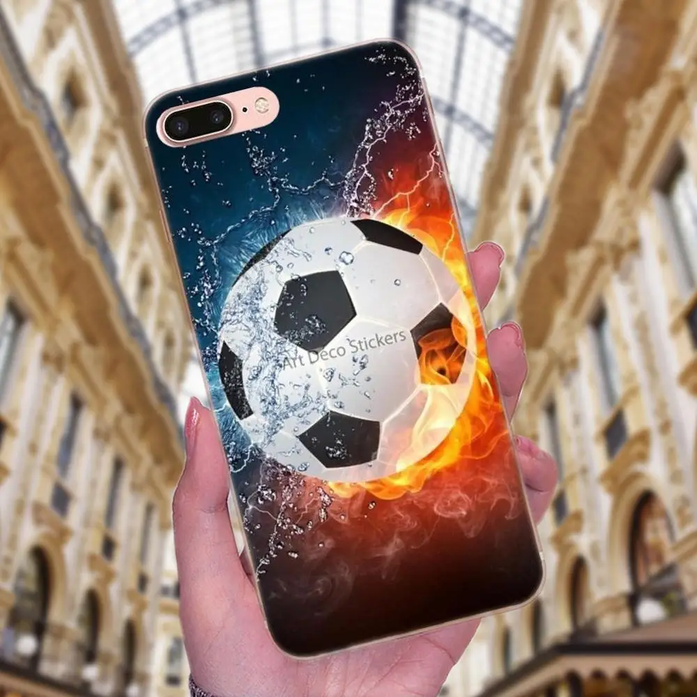 Чехол из ТПУ для Samsung Galaxy Note 5 8 9 S3 S4 S5 S6 S7 S8 S9 S10 mini Edge Plus Lite Love Football Sport | Мобильные