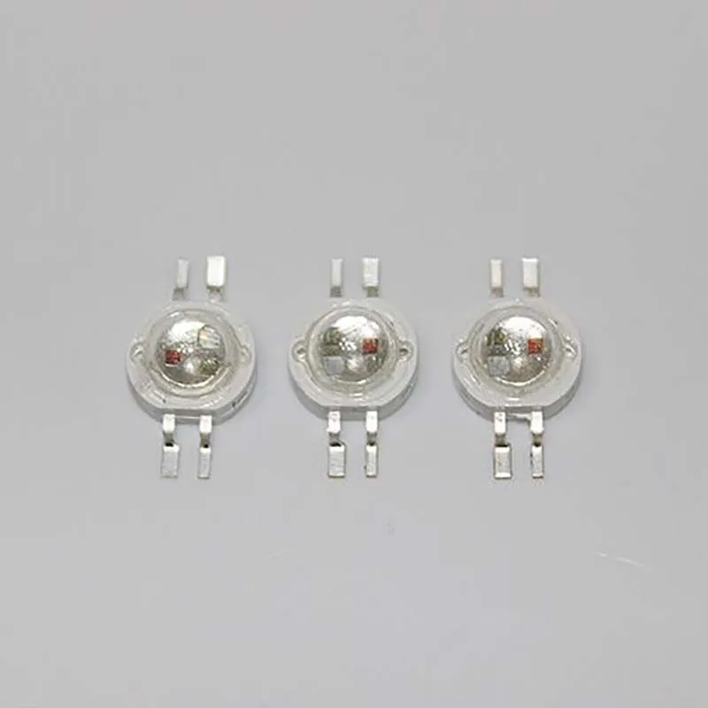 10 шт. высокомощный светодиодный чип 3 Вт RGB LED COB бисер световая лампа 4pin/6pin/8pinRed