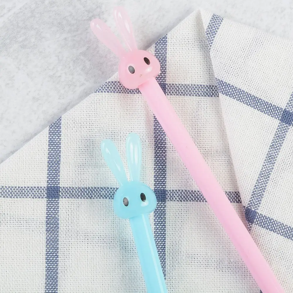 Набор гелевых ручек с кроликом 4 шт./лот милые школьные принадлежности офисные