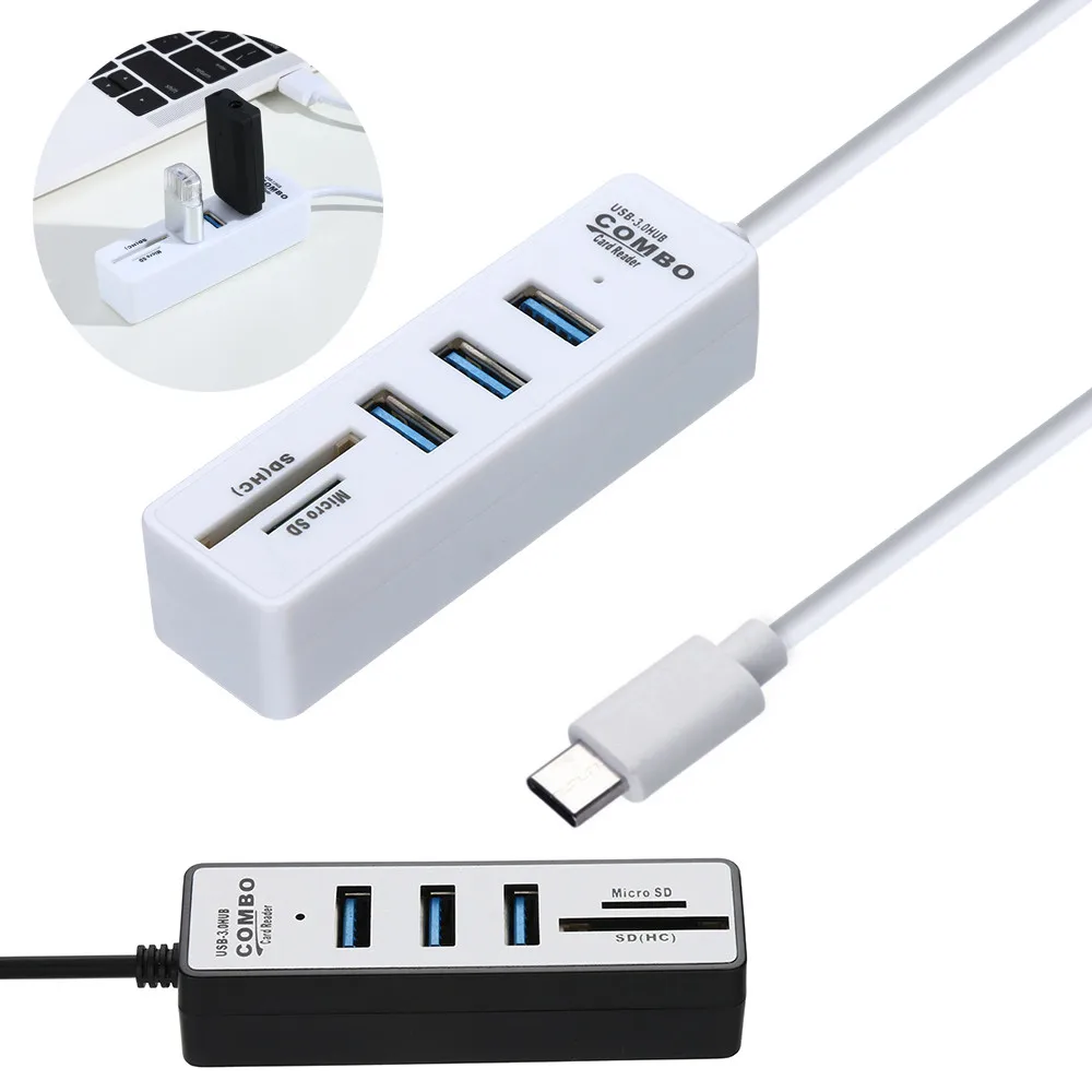 Высокоскоростной USB концентратор CARPRIE 2 в 1 Type C OTG 3 0 разветвитель комбинированный
