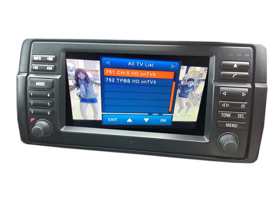 Видеомодуль с ТВ экраном для BMW E38 E39 E46 E53 E83 E85 Range Rover L322|bmw tv module|dvb-t2 modulebmw digital |