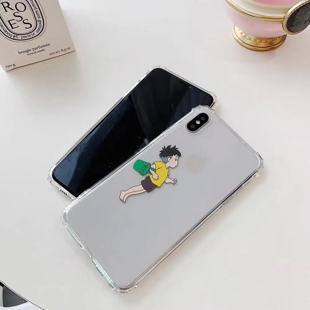 Чехол для мобильного телефона HUANQING с милыми персонажами из мультфильма iphone XS Max 6