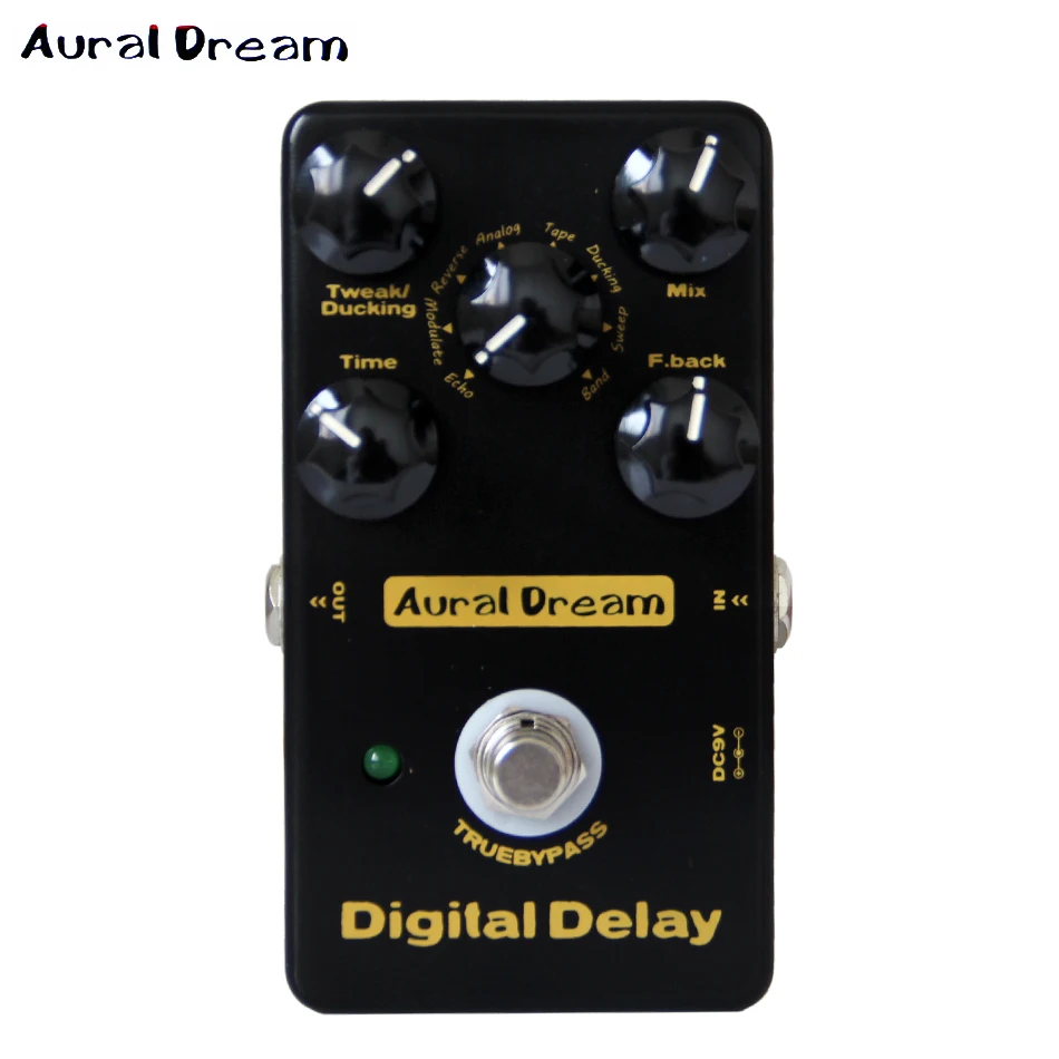 

Aural Dream Digital Delay Pedal True Bypass Electric Guitar Effects
