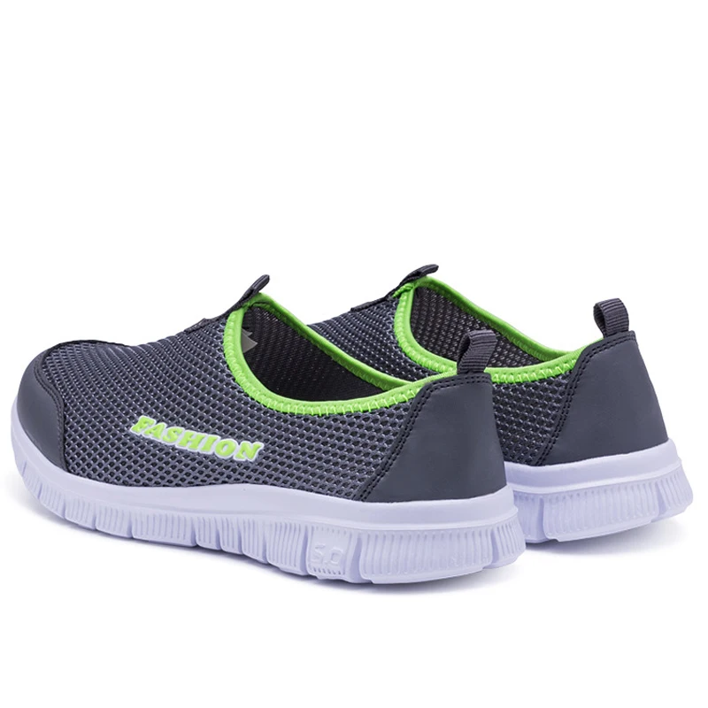 2020 New Men Light Sneakers Summer Breathable Mesh Male Cheap Casual Shoes Dad Walking Outdoor Sport Comfortable Big Size:38-46 | Обувь