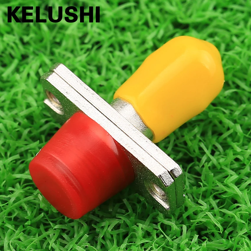 KELUSHI 10pcs ST-FC FC-ST fiber optic adapter flange adapters FC / ST Coupler fast shipping | Мобильные телефоны и