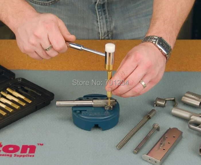 

Vector Optics 9 Pc High End Gunsmith Punch Pin Kit Gun Repair Brass Stainless Steel Set Shooting Accessories