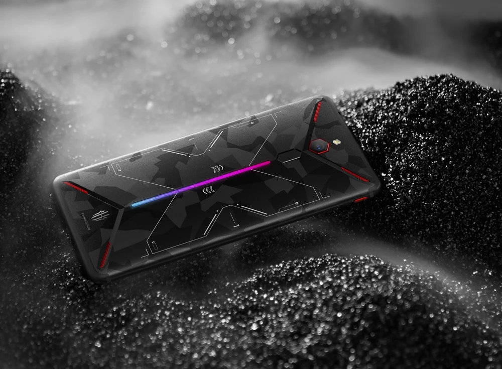 Мобильный телефон zte nubia Red Magic Mars, 6,0 дюймов, 8 ГБ ОЗУ, 128 Гб ПЗУ, Восьмиядерный процессор Snapdragon 845, фронтальная камера МП, задняя камера 8 Мп, игровой телефон