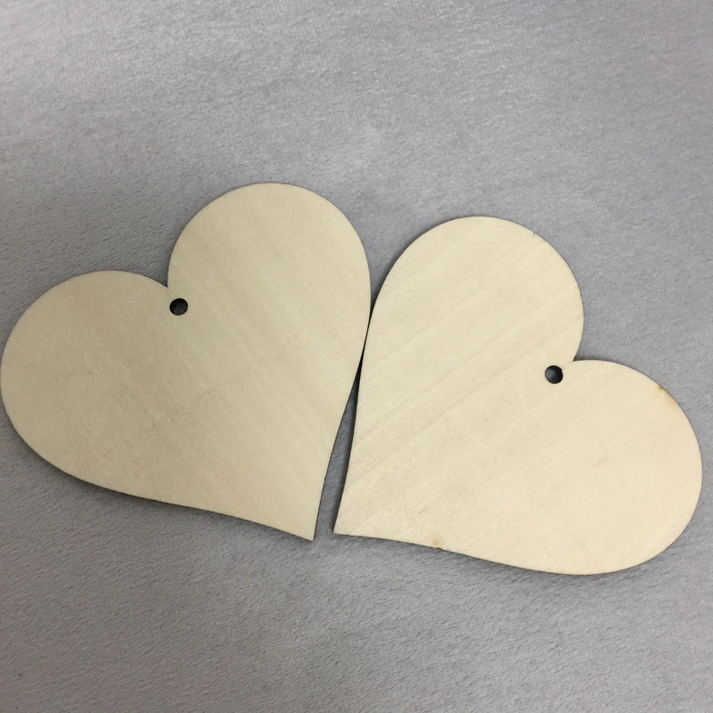 

Unique Wood heart Wedding favors Wood heart tags Wedding
