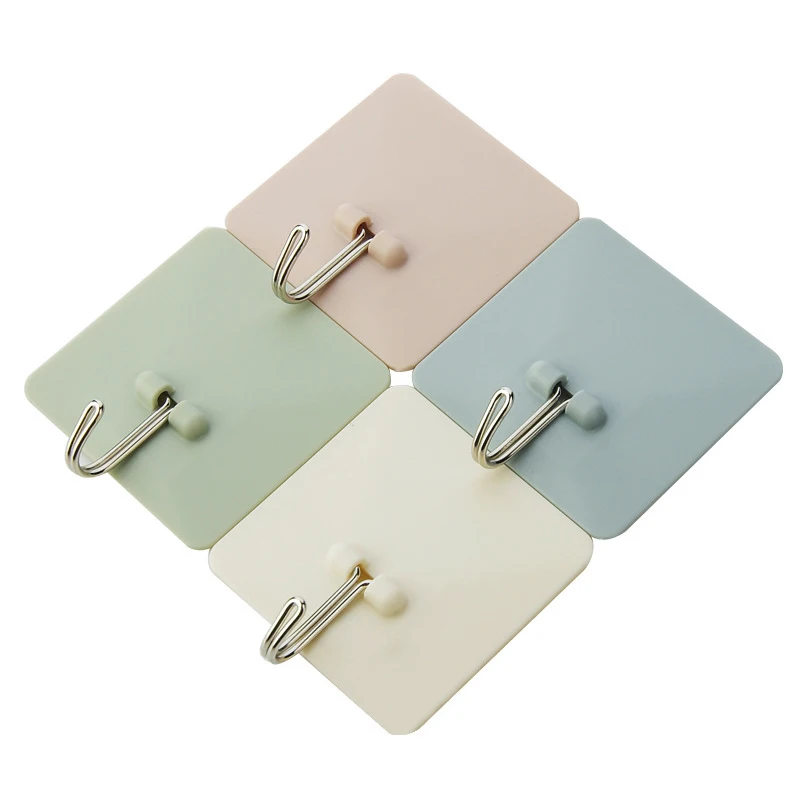 1 шт. самоклеющиеся полки для ванной комнаты кухонный органайзер вешалка клейкие