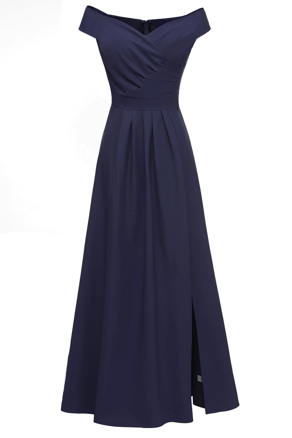 CD1682#Slim dark blue Boat Neck Bridesmaid Dresses Long burgundy bridal gown wedding party dress wholesale cheap women clothing
