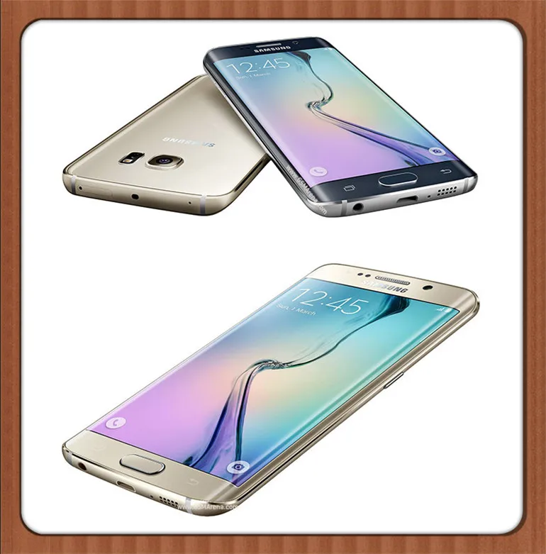 Samsung Galaxy S6 edge G925V разблокированный 4G GSM Android мобильный телефон четырехъядерный и четырехъядерный 5," 16 МП ram 3 ГБ rom 32 ГБ