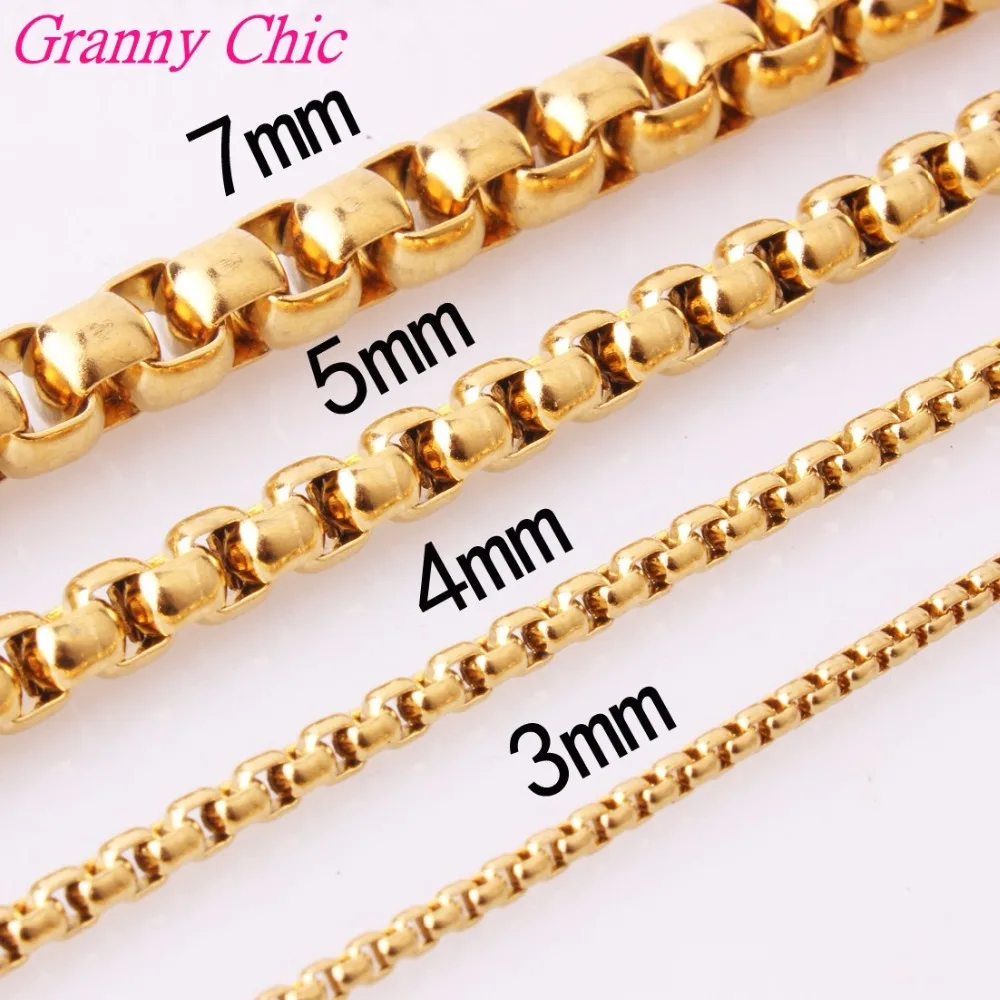 Цепочка с подвеской из нержавеющей стали 316L ожерелье