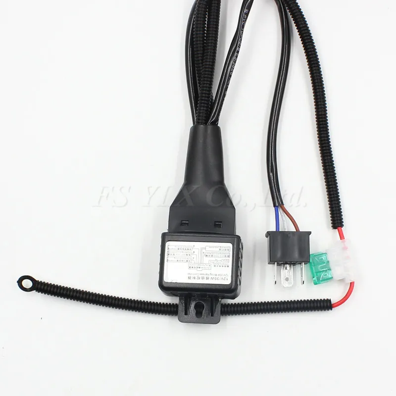 FSYLX H4 35W bixenon HID ксеноновый головной светильник лампа с h4 H/L Bi xenon релейный жгут